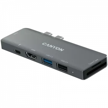 Canyon DS-5 USB 2.0 Type-C Grau SD-Kartenleser 60 Hz