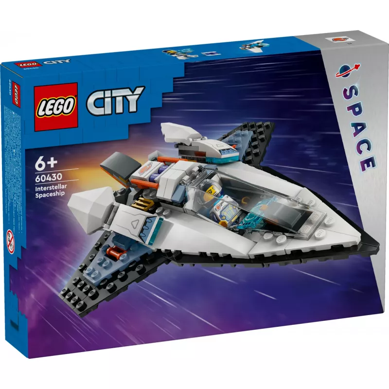 LEGO City Bauspielzeug Raumschiff 60430 — 240 Teile, 1 Minifigur, ab 6 Jahren, 170×220×40 mm