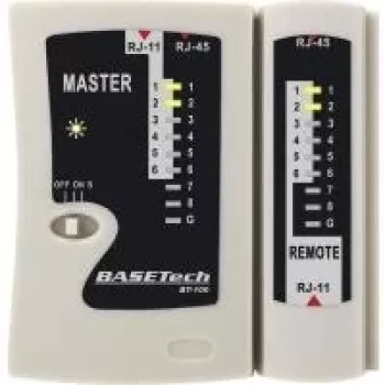Basetech Kabeltester BT-100 BT-100 geeignet für RJ-45, RJ-11