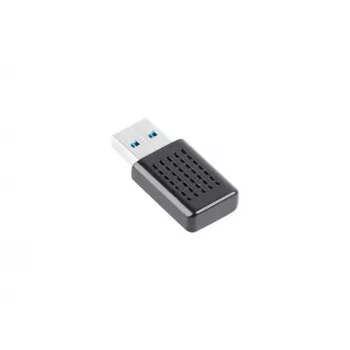 Kabelloser USB-Netzwerkadapter LANBERG NC-1200-WI, WLAN USB 2.0, 2x interne Antennen 2 dBi, bis zu 5000 Mbit/s