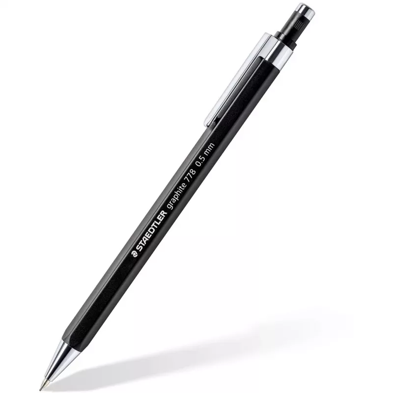 Graphitstift Staedtler 7785ABK25D HB sechskant schwarz/silber, 1 Stück