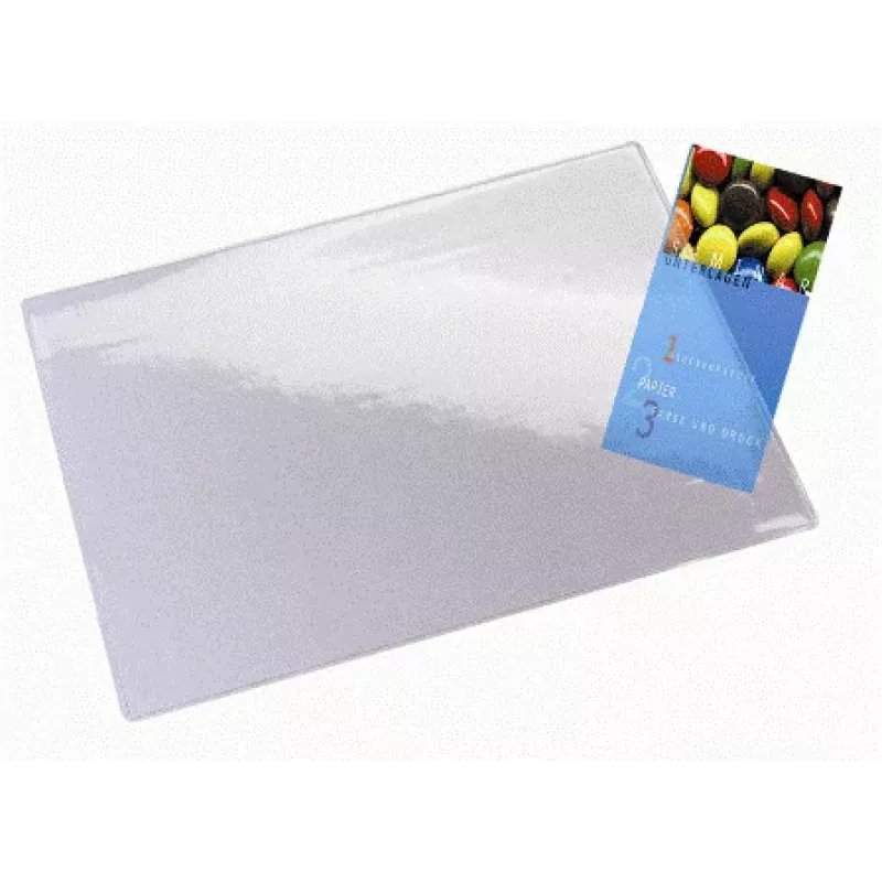 Leitz Plus Desk Mat, Transparent, Polyvinylchlorid (PVC), 650 mm, 500 mm, 1 Stück