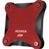 Externe SSD ADATA SD620 1 TB, tragbar USB 3.2 Gen 2 (Micro-USB B), Lesegeschwindigkeit 520 MB/s, Schreibgeschwindigkeit 460 MB/s, stoßfest, Rot