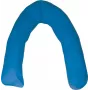 Bett-Positionierungskissen U-Halbmond aus Silikonfaser Blau