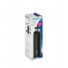 BRITA Karbonisierflasche 650 ml, Edelstahl, schwarz, spülmaschinenfest
