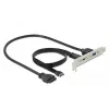 Slotblech DeLOCK 89934 mit 1 x USB Typ-C und 1 x USB Typ-A Anschluss