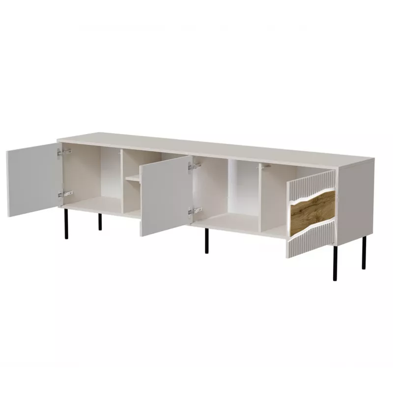 TV-Schrank cama meble INSERTO 3D1W 190x40x62 cm Cashmere-Finish mit LED