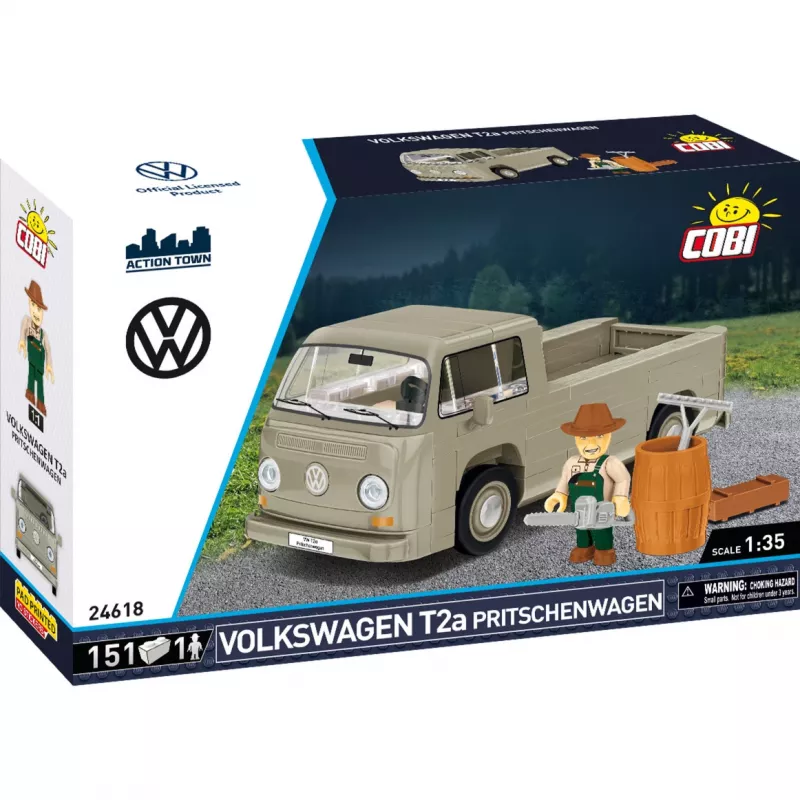 Cobi Modellbausatz Volkswagen T2a Pritschenwagen 1:35 grau