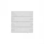 Wandmontierter KNX-Tastsensor Gira Tastsensor 4 Komfort TS4 ws 5004003, 4-fach, weiß