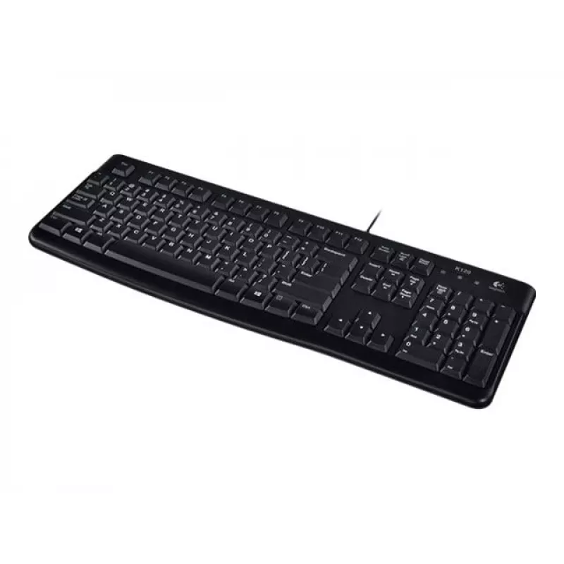 K120 Kabelgebundene Tastatur, kabelgebunden, USB, QWERTZ, schwarz