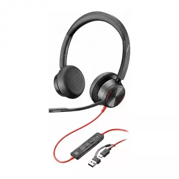 HP Poly Schwarzwire 8225-M USB-C Stereo-Headset, ANC, Teams-zertifiziert (Bulk) (C92SCA6)