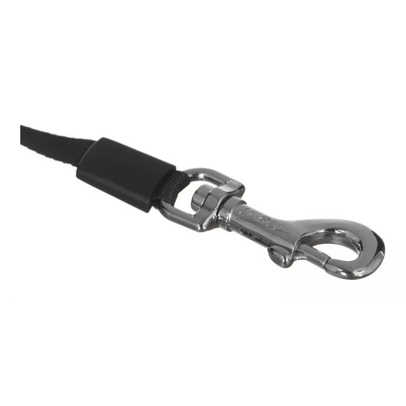 Flexi Schwarz Design M, Rollleine mit Band, 5 m, für mittelgroße Hunde (10–25 kg), max. Belastung 20 kg