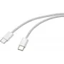 Renkforce USB-Kabel USB-C®-Stecker, USB-C®-Stecker 1,00 m Weiß Twisted Pairs RF-6056878 (RF-6056878)
