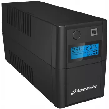 PowerWalker VI 650 SHL Schuko Line-Interactive 0,65 kVA 360 W 2 AC-Ausgänge