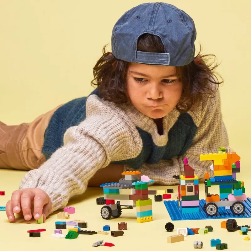LEGO Bauplatte 11025 — blaue Grundplatte 32x32 Noppen, 250×250 mm