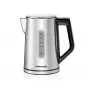 Elektrischer Wasserkocher Rommelsbacher WK 3000 — 1,7 L, 3000 W, Edelstahl & schwarz