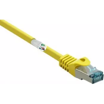 RF-5088652 RJ45 Netzwerkkabel Patchkabel CAT 6a S/FTP 5,00 m Gelb Flammhemmend 1 Stück (RF-5088652)
