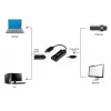 Videokabeladapter GEMBIRD A-HDMIF30-DPM-01 HDMI Typ A auf DisplayPort 0,15 m Schwarz