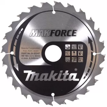 Makita MAKFORCE - Kreissägeblatt - für Holz - 190 mm - 24 Zähne