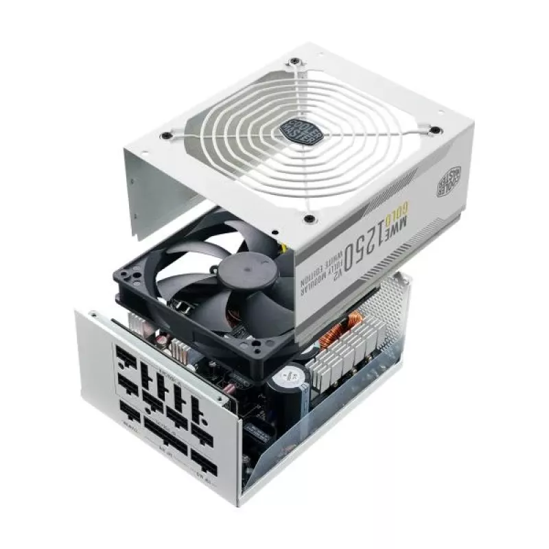 Netzteil MWE Gold V2 1250W 80+GOLD ATX 3.0 weiß