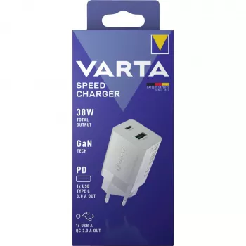 Indoor-Ladegerät Varta 57955 101 111 Universal Weiß AC Schnellladen