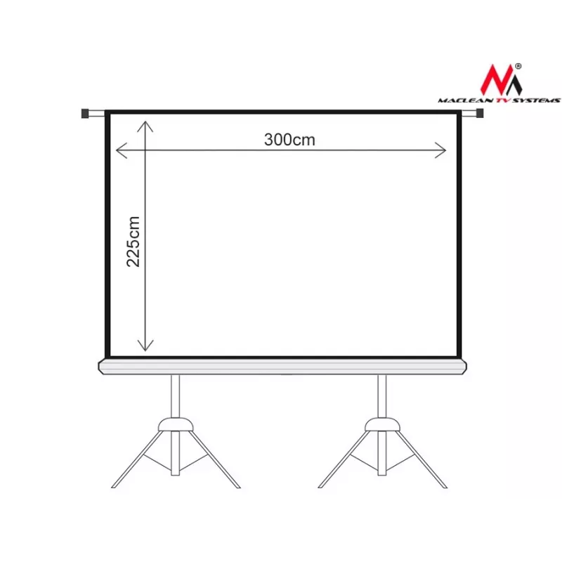 Projektionsleinwand MC-712 150 4:3