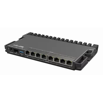 Kabelgebundener Router MikroTik RB5009UPR+S+IN — 8x RJ-45 PoE-Ports, 2,5GbE, SFP+-Steckplatz, RouterOS