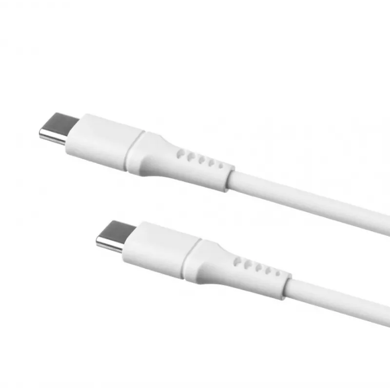 USB-C auf USB-C Festkabel FIXED FIXDLS-CC2-WH, 2 m, 60 W