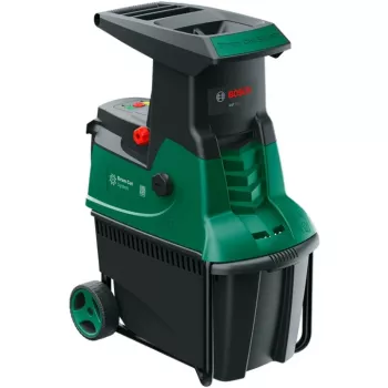 Leiser Häcksler AXT 22 D, Schneidwalze Grün/Schwarz, 2.200 Watt