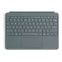 Tragbare kabellose Tastatur Microsoft Surface EP2-32735 QWERTZ Deutsch Bluetooth Blau für Surface Pro 12 Zoll