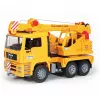 Kran-LKW BRUDER MAN BR-02754, ABS-Konstruktion, gelb, für Kinder ab 4 Jahren (ohne Licht- und Soundmodul)