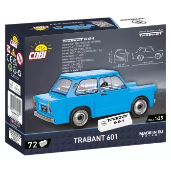 Bauset Cobi Trabant 601 — 72 Teile, Miniaturmodell-Auto-Baukasten