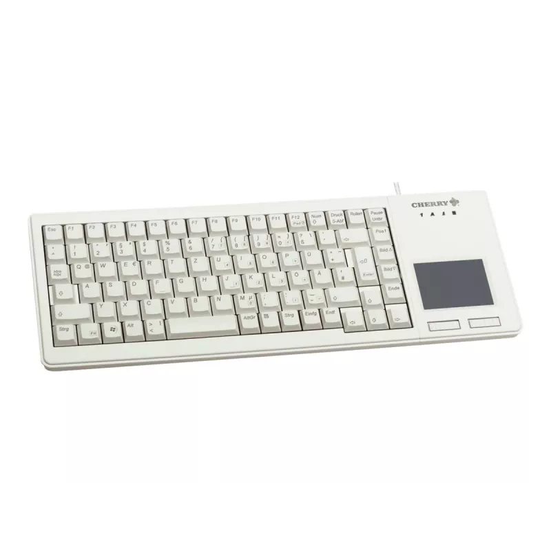 CHERRY XS Touchpad Tastatur Universal USB QWERTY US Englisch Grau