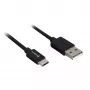 USB 2.0 A auf USB-C Kabeladapter Sharkoon 0,5 m, schwarz