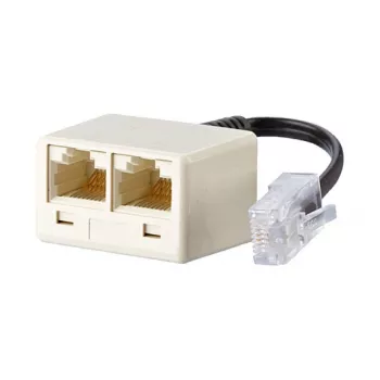 METZ CONNECT UAE - Netzwerkadapter - RJ-45 (W) auf RJ-45 (M) - 10 cm - Perlweiß (130607440101-E)