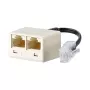 METZ CONNECT UAE - Netzwerkadapter - RJ-45 (W) auf RJ-45 (M) - 10 cm - Perlweiß (130607440101-E)