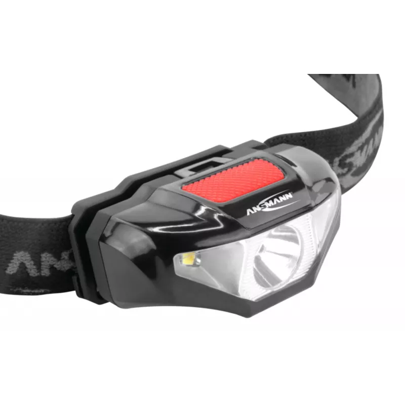 Ansmann HD70B - Stirnlampe - Schwarz - Acrylnitril-Butadien-Styrol (ABS) - Kunststoff - IP44 - LED - 1 Lampe