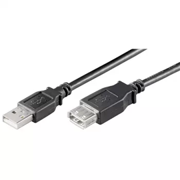 USB-Verlängerungskabel GOOBAY 93600 — USB A auf USB A, USB 2.0, 3 m, schwarz