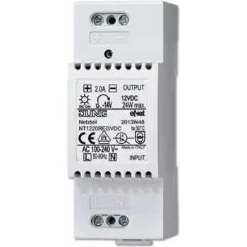 JUNG NT 1220 REG VDC - 100 - 240 V - 50/60 Hz - 2 A - Weiß - 36 mm