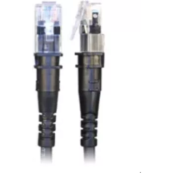PatchSee ThinPATCH - Patchkabel - RJ-45 (M) auf RJ-45 (M) - 60 cm - 4,9 mm - FTP - CAT 6a - IEEE 802,3at - geschirmt, halogenfrei - Schwarz (TP-6A-F/2)