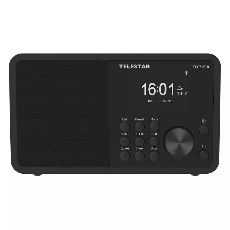 TELESTAR TOP 200 Schwarz Multifunktionsradios Stationär