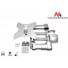 Wandhalterung MACLEAN MC-503A S für 23 Zoll–42 Zoll Bildschirme, neigbar ±20°, VESA 75×75–200×200, 30 kg, silber