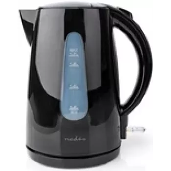 Nedis KAWK130EBK - 1,7 l - 2200 W - Schwarz - Kunststoff - Wasserstandsanzeige - kabellos (KAWK130EBK)