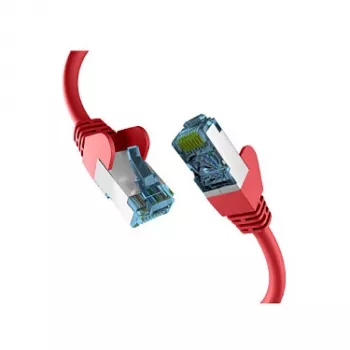 EFB-Elektronik RJ45 Patchkabel mit Cat.7 Rohkabel Rohkabel Rot 3m S/FTP PIMF Netzwerkkabel LAN DSL Hersteller: EFB Elektronik (EC020200168)