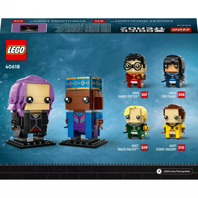 Lego Brickheadz Harry Potter 40618 Kingsley Shacklebolt und Nymphadora Tonks