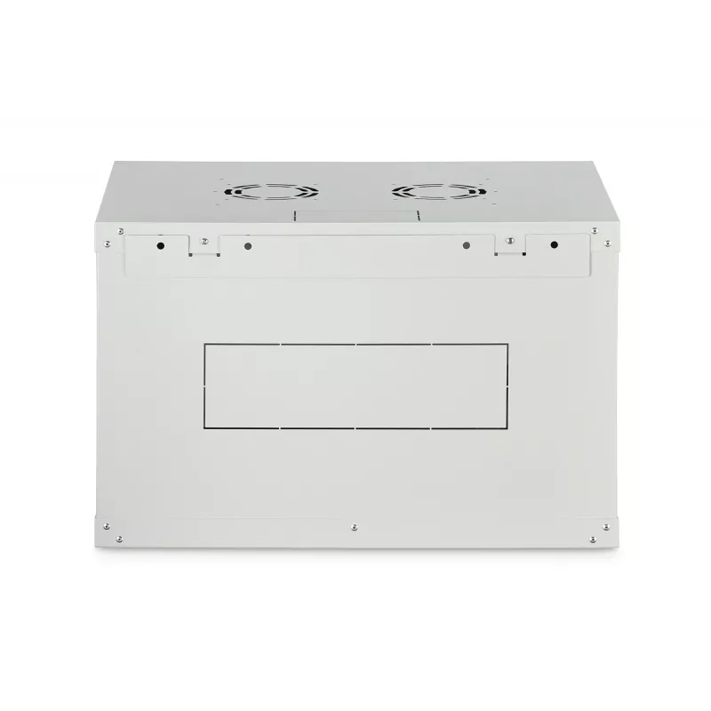 Wandmontiertes 19-Zoll-Rack-Gehäuse DIGITUS Dynamic‑N DN-37100, 7U, 600x450 mm (BxT), IP20, hellgrau, unmontiert