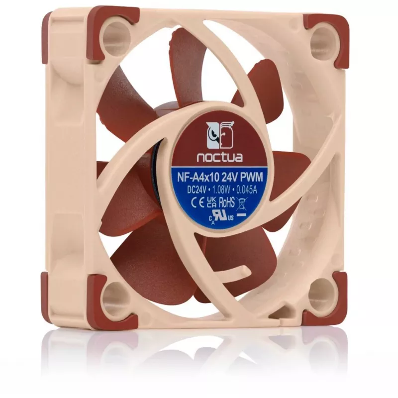 Lüfter Noctua NF-A4X10 24V PWM 4 cm Beige Braun 5000 U/min 8,9 m³/h