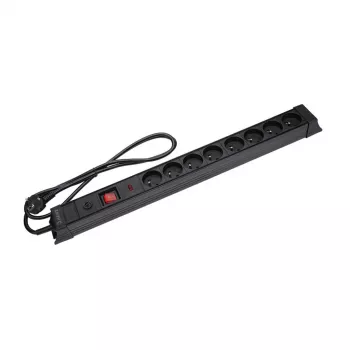 Überspannungsschutzleiste Hawk HWPS801BK 1,5 m Netzkabel, Modell HWPS801BK