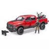 Dodge RAM 2500 Power Wagon mit Anhänger und Motorrad Ducati 02502 BRUDER