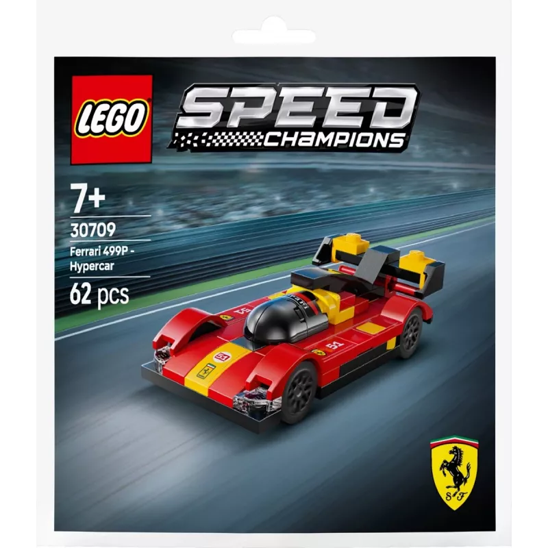 LEGO Konstruktionsspielzeug Speed Champions Ferrari 499P Supersportwagen Polybag 30709